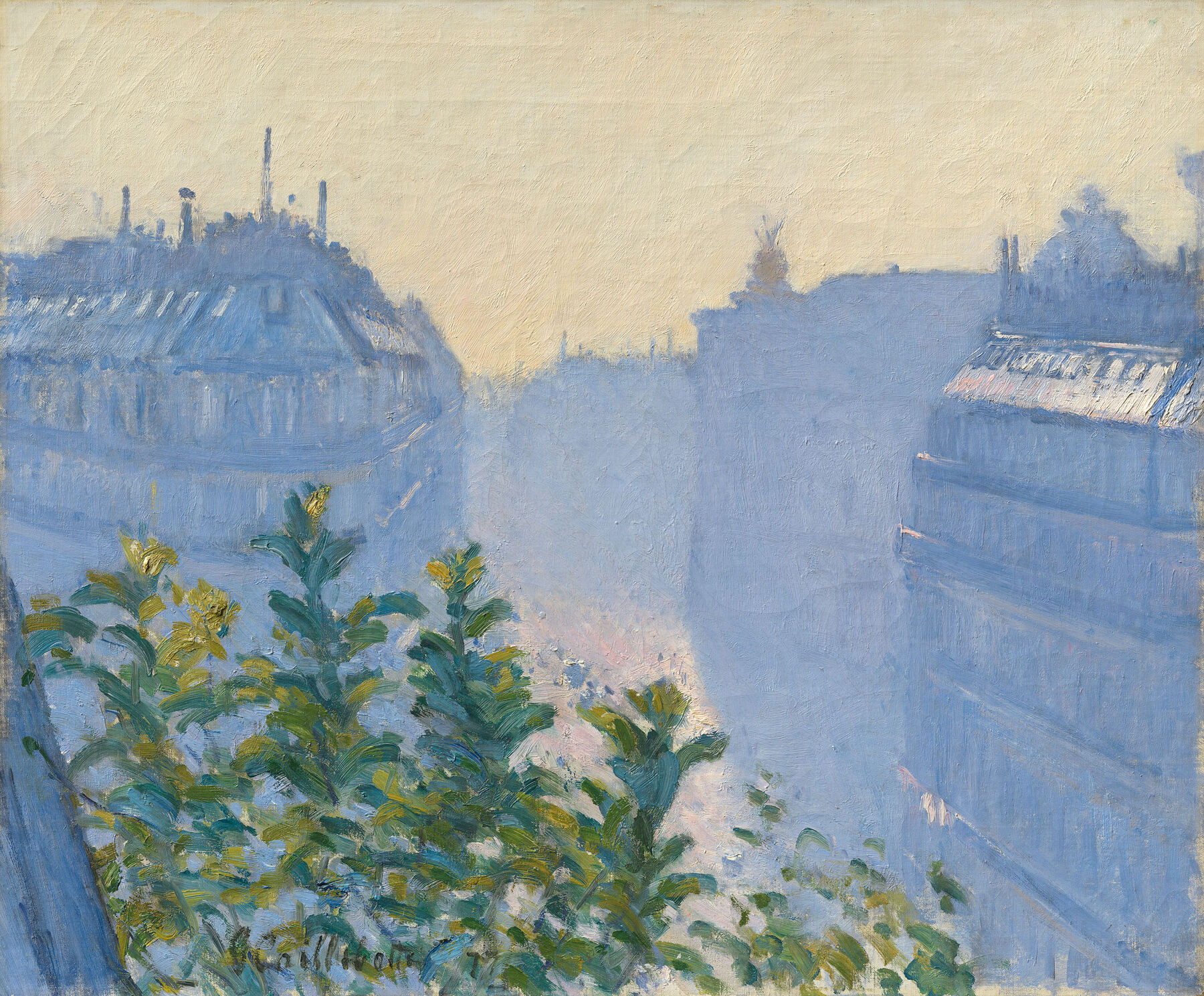 Museum Barberini Gustave Caillebotte Rue Halévy, View