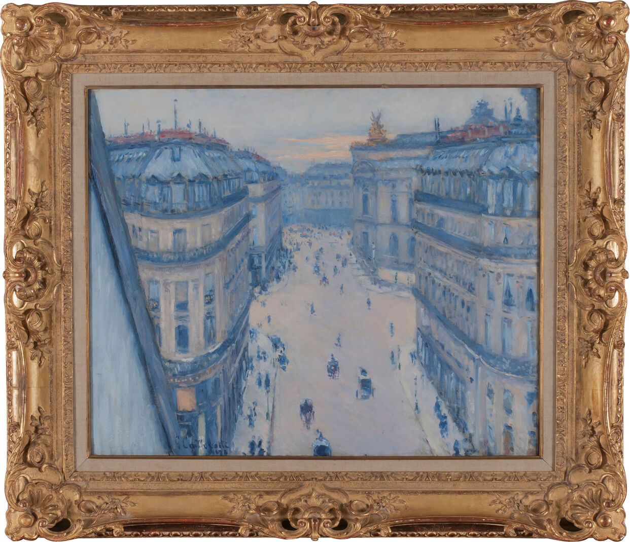 Museum Barberini Gustave Caillebotte Rue Halévy, Blick aus der