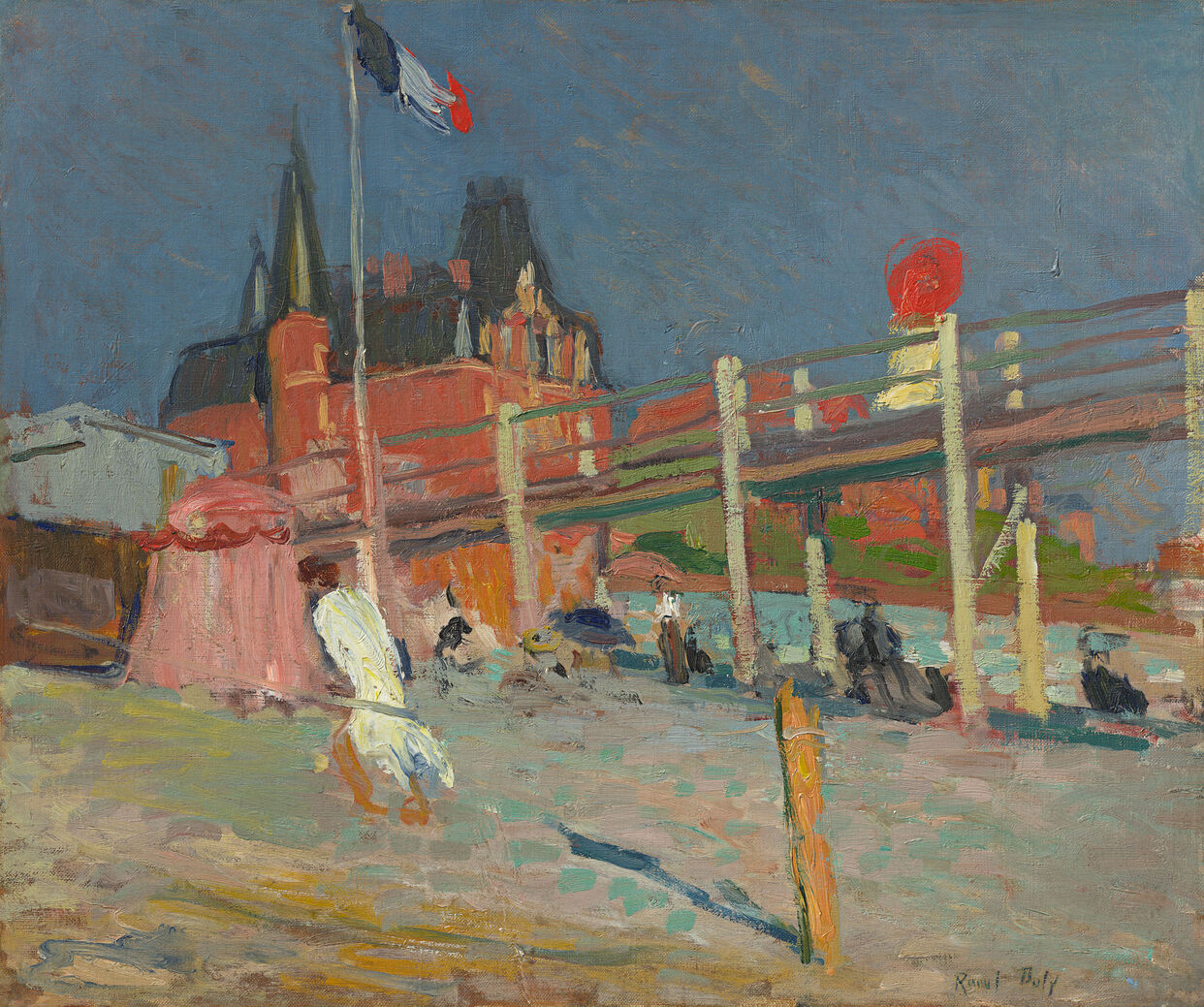 Museum Barberini Raoul Dufy Der Strand von SainteAdresse