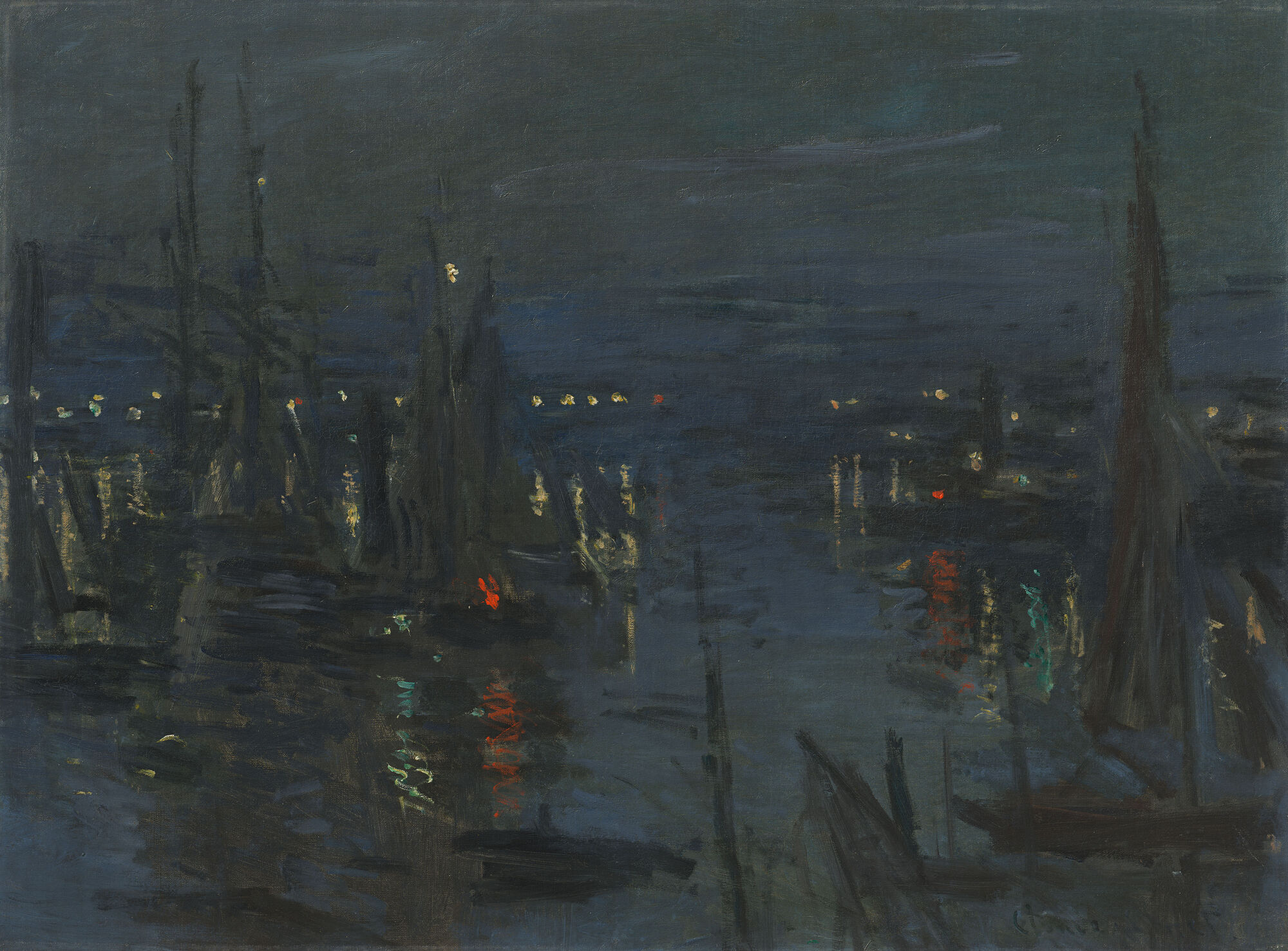 Museum Barberini Claude Monet The Port Of Le Havre Night Effect