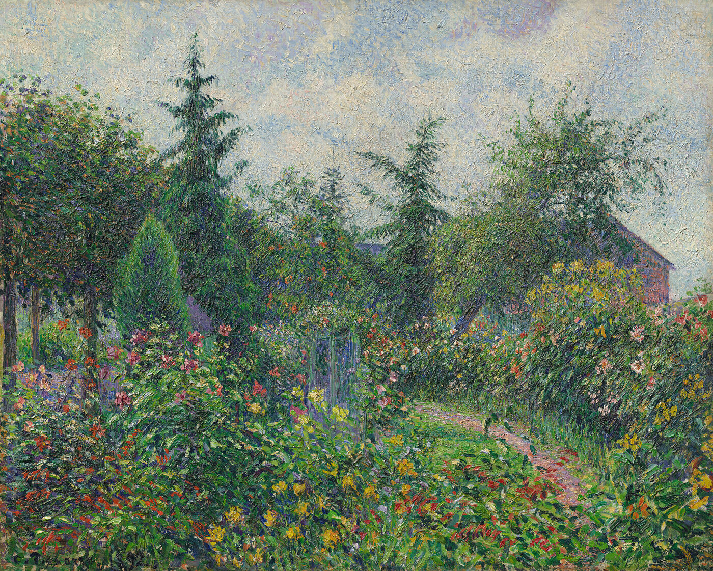 Museum Barberini Camille Pissarro Garten und Hühnerstall von Octave